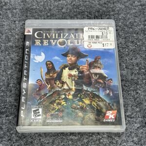 Sid Meier's Civilization Revolution ~ Sony PlayStation 3 (PS3) Tested W/Manual
